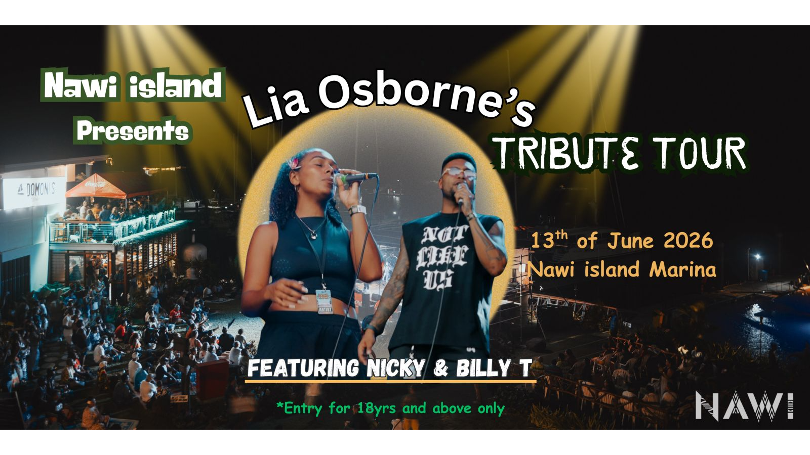 Nawi Island Music Fest presents - Lia Osbourne Tribute Tour Poster